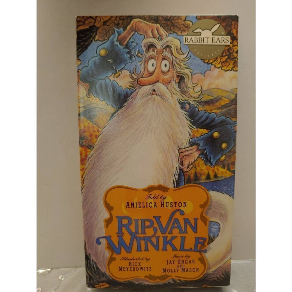 Rabbit Ears Rip Van Winkle Told by Anjelica Houston (VHS, 1992)